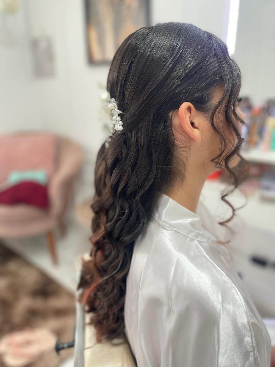 Bastidores do dia da noiva Catarina — AE Espaço Beleza